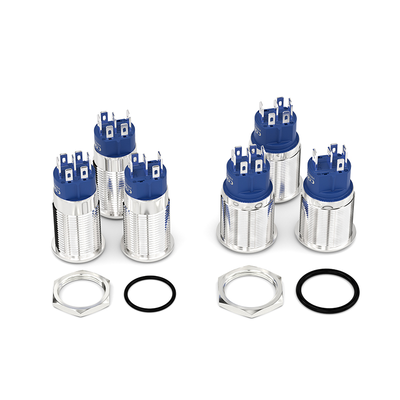 HBDS1-D19C D22C Металлический 10а Кнопочный переключатель