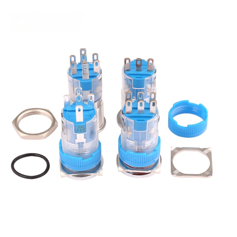 HBDS1-AGQ16F Пластиковая кнопка серии PC 16 мм