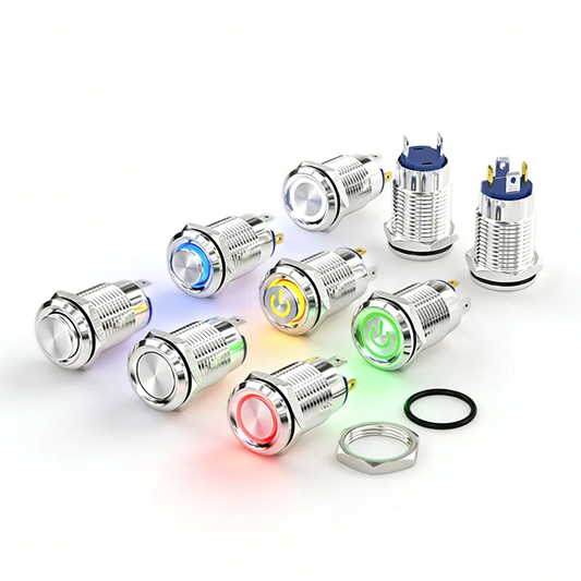 CDOE ip67 12mm Metal Push Button